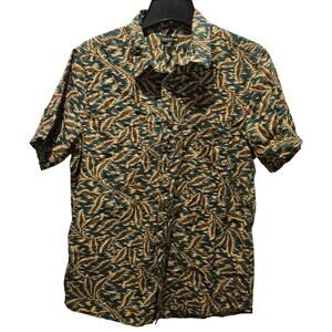 Toad & Co mens Fletch button up short sleeve shirt sz M